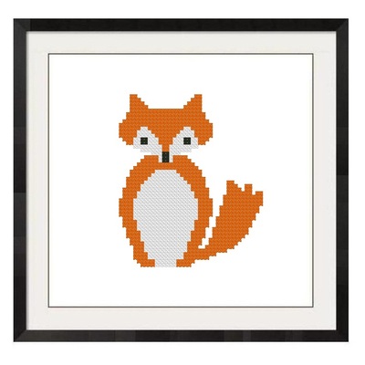 ALL STITCHES - FOX CROSS STITCH PATTERN .PDF -907