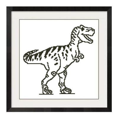 ALL STITCHES - TYRANNOSAURUS REX CROSS STITCH PATTERN .PDF -478