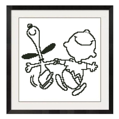 ALL STITCHES - SNOOPY CROSS STITCH PATTERN .PDF -122
