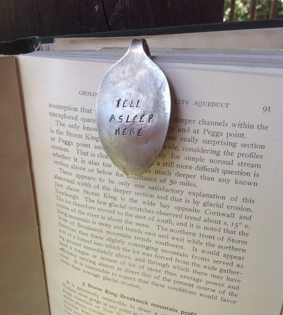 Hand Stamped Bookmark