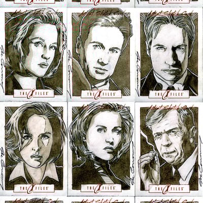 The x-files artist sketch cards - Thumbnail 3