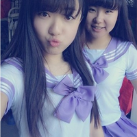 Cosplay Sailor Collar School Uniform  - Thumbnail 4