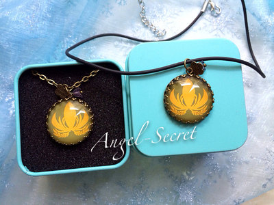 NE11 kid Anna Costume Snow Queen Anime NECKLACE Cosplay for coronation dress metal