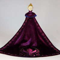 RING B Anna Costume Snow Queen Anime Cosplay for coronation dress metal - Thumbnail 4