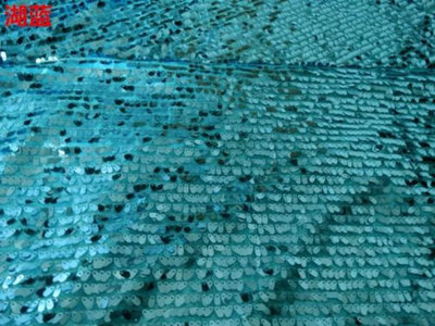 MAT7 Frozen Inspired Elsa 9mm Sequins Fabric 150CM Wide little stretch