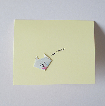 Earth Friendly Happy Kitty Greeting Card