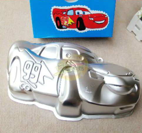 Cute CAR Cartoon SHAPE 3D Stainless Steel Multiple Easy Use CAKE MOLD
