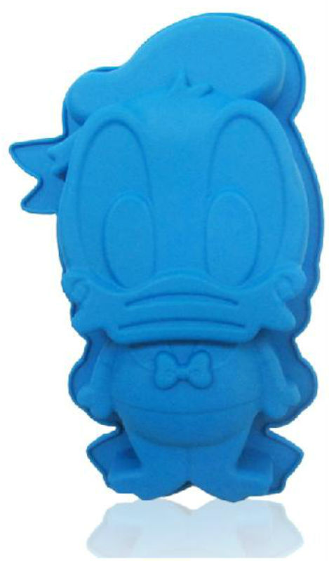 DONALD DUCK 3D Figure BLUE Color Multiple Use Jelly Pudding Silicone Cake Mold