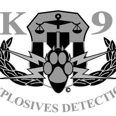 Explosives detection k-9 cut out decal - Thumbnail 3