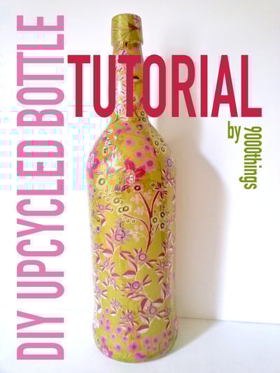 DIY Decoupage Bottle Kit -- Instructions!