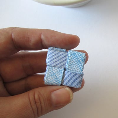 Blue Security Envelope Brooch