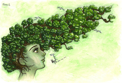 Mother Nature - The Forest A4 Print