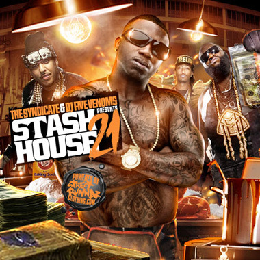 The Syndicate & DJ Five Venoms - 'Stash House 21' Rap Hip Hop Mixtape (Mix CD)