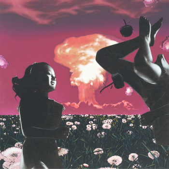 Worn in red//mouthbreather "split" 7" (rorschach)