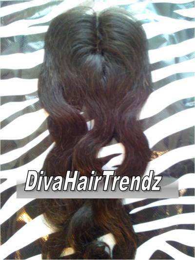 12" brazilian remy loose wavy / body wave lace top closure