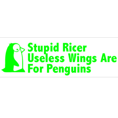 Useless Wings are for Penguins