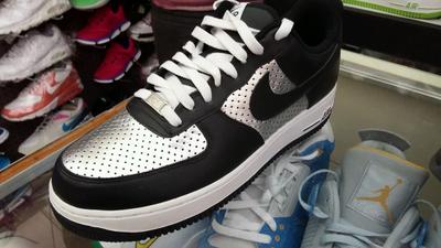 Mens nike air force blk silver