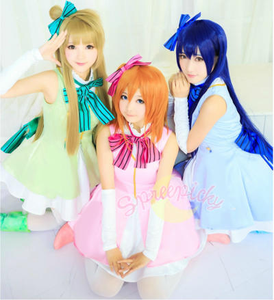 Halloween Costume Cosplay LoveLive! School Idol Project Kousaka Honoka Performance Cosplay Costume Free Ship SP141240