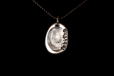 Thumbprint necklace :: tabitha