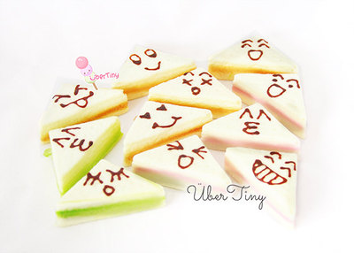 Squishy Emoticon Sandwich
