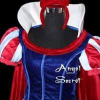 P134 COSPLAY Dress Princess snow white Costume tailor made kid adult GOWN - Thumbnail 3