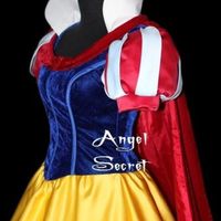 P134 COSPLAY Dress Princess snow white Costume tailor made kid adult GOWN - Thumbnail 4
