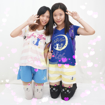 Harajuku Sailor Moon Pajamas Leisure Wear Set Free Ship SP140649