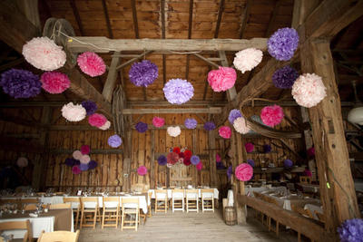 10 Paper Pom Poms | Wedding | Baby Shower | Birthday Party