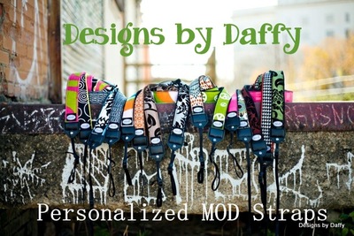 Monogrammed Camera Strap