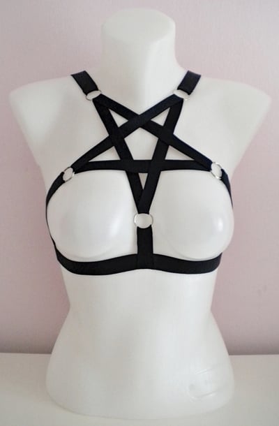 Black Dolly Pentagram Harness