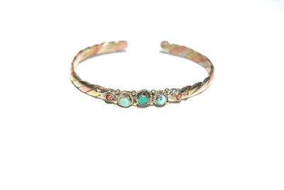 Triple Turquoise Cuff