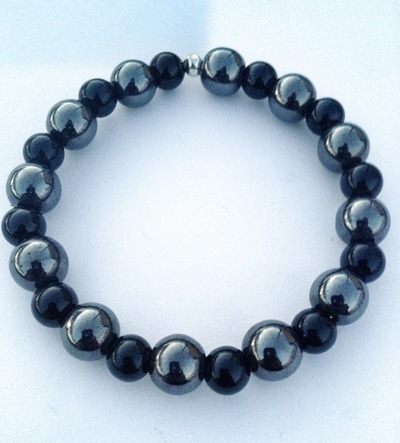Gun Metal & Black bracelet