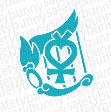 Sailor Mercury Crystal Decal