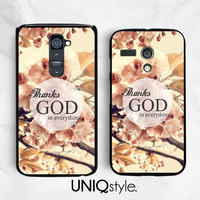 iPhone 7/6 life quote case, sakura floral case for iPhone 7/6/6s/5, Samsung S8/S7/Note5, Sony, LG Nexus, Nokia Lumia, HTC One M8/M9, Motorola - E60 - Thumbnail 1