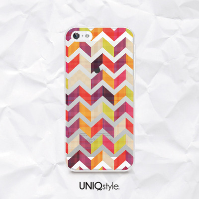 Chevron herringbone transparent colorful zigzag phone case for iPhone 6/6s, iPhone 5/5s/5c, Samsung S6/Note 5, Sony, LG, Nokia, HTC, Moto - N36