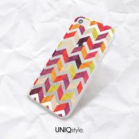 Chevron herringbone transparent colorful zigzag phone case for iPhone 6/6s, iPhone 5/5s/5c, Samsung S6/Note 5, Sony, LG, Nokia, HTC, Moto - N36 - Thumbnail 2