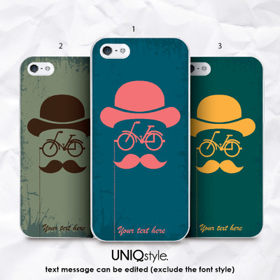 Personalized texts moustache men face phone case for iPhone 7/6/6s Samsung S8/S7, Note5, Sony, LG Nexus, Nokia Lumia, HTC One M9/M8, Moto - A33
