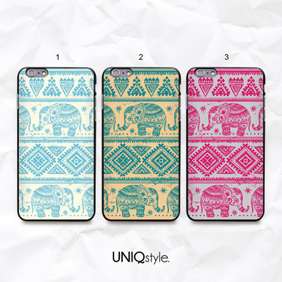 Aztec Elephant tribal phone case for iPhone 7/6/6s, Samsung S6/S7/S8/Note5, Sony, LG Nexus, Nokia Lumia, HTC One M8/M9, Moto X, Moto G - N55