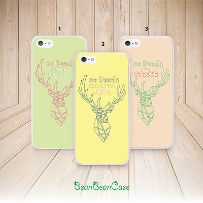 Oh deer life is cool case for iPhone 6/6s iPhone 5/5s/5c, Samsung S6/Note5, Sony, LG Nexus, Nokia Lumia, HTC One M8/M9, Moto (N04)