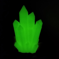 3D Printed Kryptonite Glow in the Dark medium photo