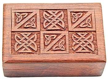 Misc - Wooden Box - Celtic Symbols