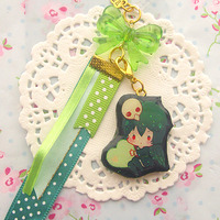 Limited Edition! Cute girl traitor cellphone strap - Thumbnail 4