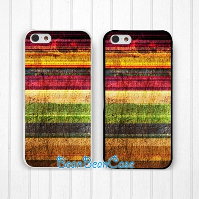Wood print colorful rainbow case for iPhone 6/6s iPhone 5/5s/5c, Samsung S6/Note5, Sony, LG Nexus, Nokia Lumia, HTC One M8/M9, Moto E(K22)