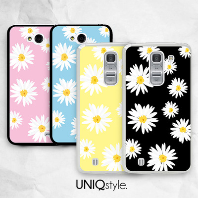 Daisy floral flower phone case for iPhone 7/6/6s iPhone 5s/5c, Samsung S8/S7/S6/Note5, Sony, LG Nexus 5, Nokia Lumia, HTC One M7 M8 M9, Moto X - i24