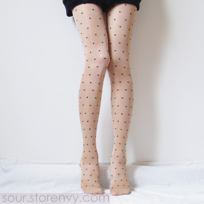 Emma // Sweet polka dot pantyhose-tights