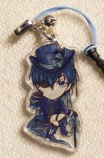 Reversible Black Butler Charm - Ciel