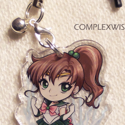 Reversible sailormoon charm - sailor jupiter - Thumbnail 2