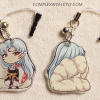 Reversible Inu Yasha Charm - Sesshomaru - Thumbnail 1