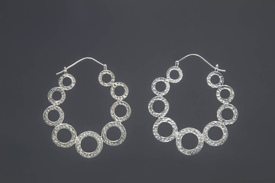 9 Planet Hoops (Silver)