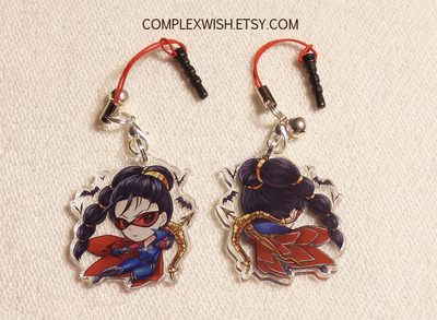 Reversible league of legends charm - Vayne the night hunter